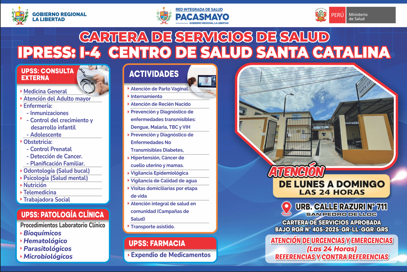 Cartera de Servicios de C.S. Materno Santa Catalina