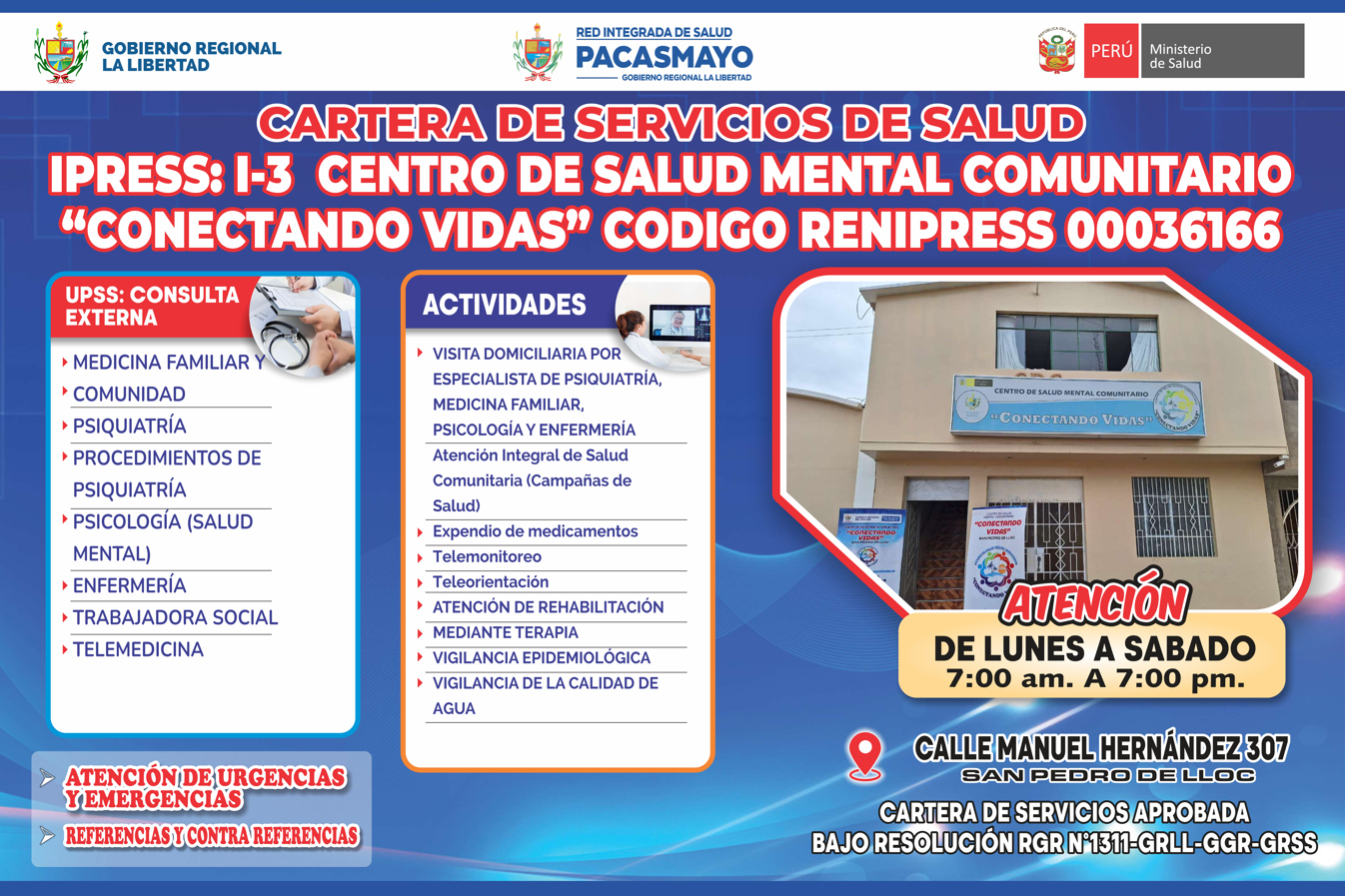 Cartera de Servicios de C.S.M.C. Conectando Vidas