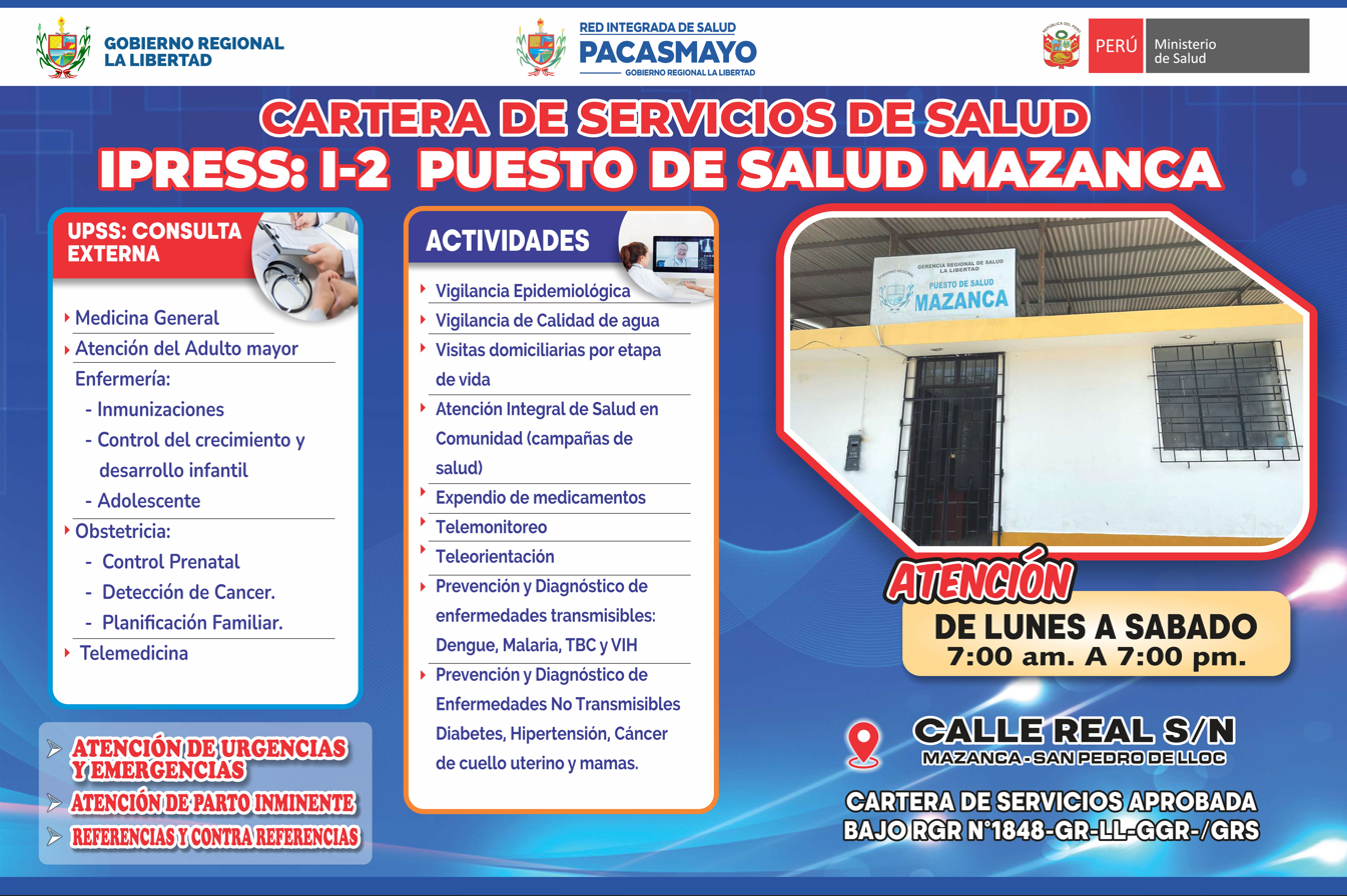 Cartera de Servicios de P.S. Mazanca